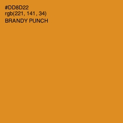 #DD8D22 - Brandy Punch Color Image