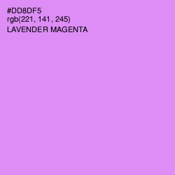 #DD8DF5 - Lavender Magenta Color Image