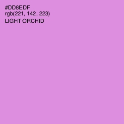 #DD8EDF - Light Orchid Color Image