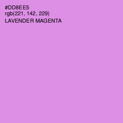 #DD8EE5 - Lavender Magenta Color Image