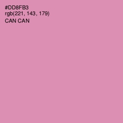 #DD8FB3 - Can Can Color Image