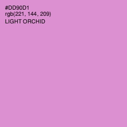 #DD90D1 - Light Orchid Color Image