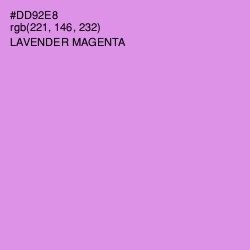 #DD92E8 - Lavender Magenta Color Image