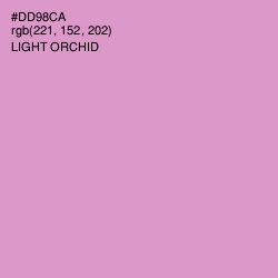 #DD98CA - Light Orchid Color Image