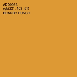 #DD9933 - Brandy Punch Color Image