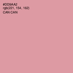 #DD9AA2 - Can Can Color Image