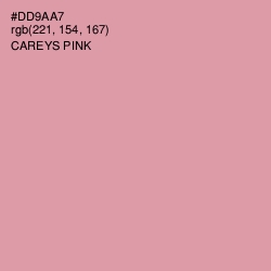 #DD9AA7 - Careys Pink Color Image