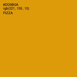 #DD9B0A - Pizza Color Image