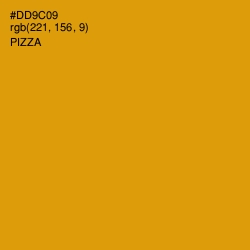 #DD9C09 - Pizza Color Image