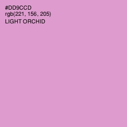 #DD9CCD - Light Orchid Color Image