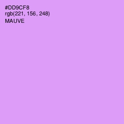 #DD9CF8 - Mauve Color Image