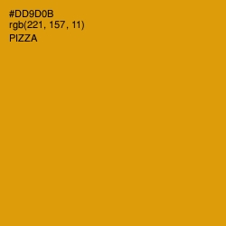 #DD9D0B - Pizza Color Image