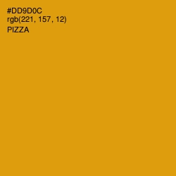 #DD9D0C - Pizza Color Image