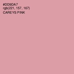 #DD9DA7 - Careys Pink Color Image