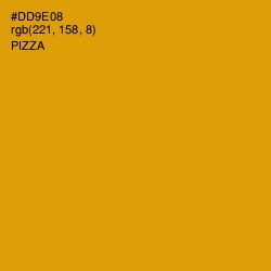#DD9E08 - Pizza Color Image
