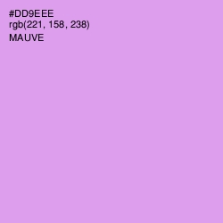 #DD9EEE - Mauve Color Image