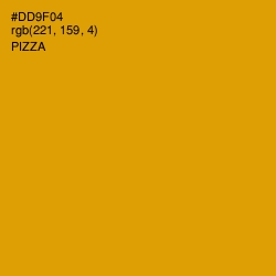 #DD9F04 - Pizza Color Image