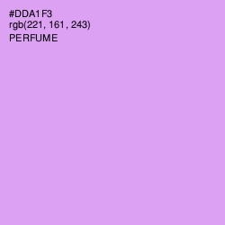 #DDA1F3 - Perfume Color Image