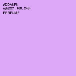 #DDA8F8 - Perfume Color Image