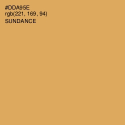 #DDA95E - Sundance Color Image