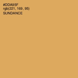 #DDA95F - Sundance Color Image