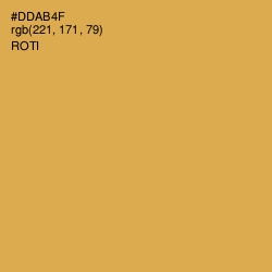 #DDAB4F - Roti Color Image