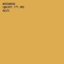 #DDAB50 - Roti Color Image