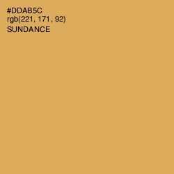 #DDAB5C - Sundance Color Image