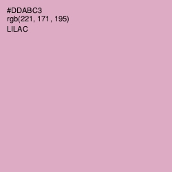 #DDABC3 - Lilac Color Image