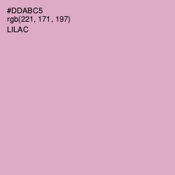 #DDABC5 - Lilac Color Image