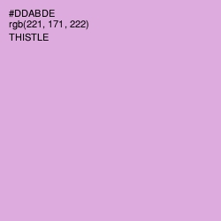 #DDABDE - Thistle Color Image