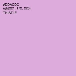 #DDACDC - Thistle Color Image