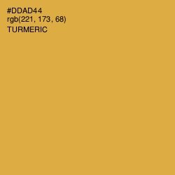 #DDAD44 - Turmeric Color Image