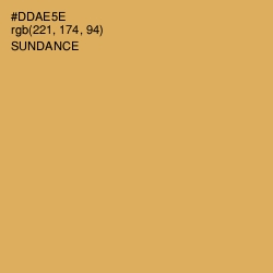 #DDAE5E - Sundance Color Image