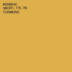 #DDB04C - Turmeric Color Image