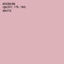 #DDB2B8 - Blossom Color Image
