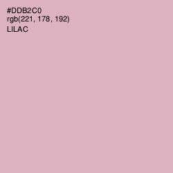 #DDB2C0 - Lilac Color Image