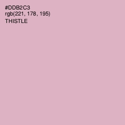 #DDB2C3 - Thistle Color Image