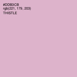 #DDB3CB - Thistle Color Image