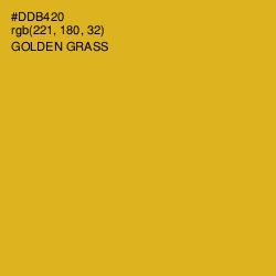 #DDB420 - Golden Grass Color Image