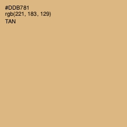 #DDB781 - Tan Color Image