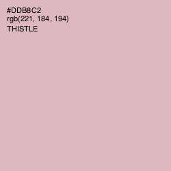 #DDB8C2 - Thistle Color Image