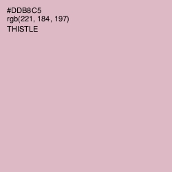 #DDB8C5 - Thistle Color Image