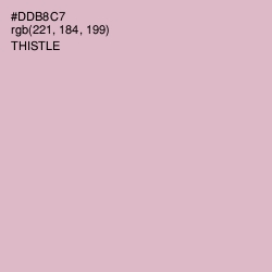 #DDB8C7 - Thistle Color Image