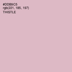 #DDB9C5 - Thistle Color Image