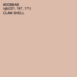 #DDBBAB - Clam Shell Color Image