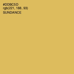 #DDBC5D - Sundance Color Image