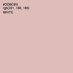 #DDBCB9 - Blossom Color Image