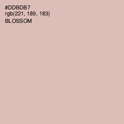 #DDBDB7 - Blossom Color Image