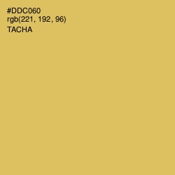 #DDC060 - Tacha Color Image
